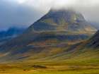 Iceland. Haukadalur in Dyrafjordur during autumn. Art Print